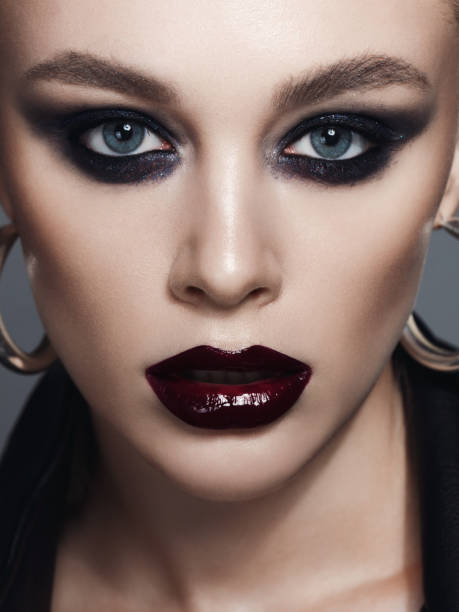 istock Beautiful woman with bright make-up 1076627396