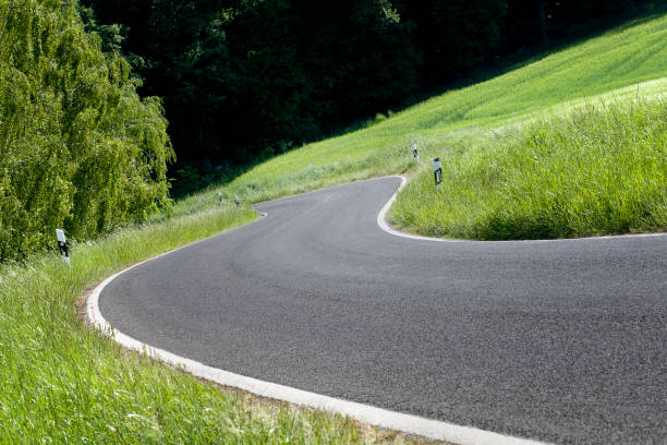 Serpentine country road