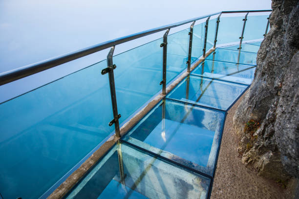 istock Mountain glass stairs 1076639698