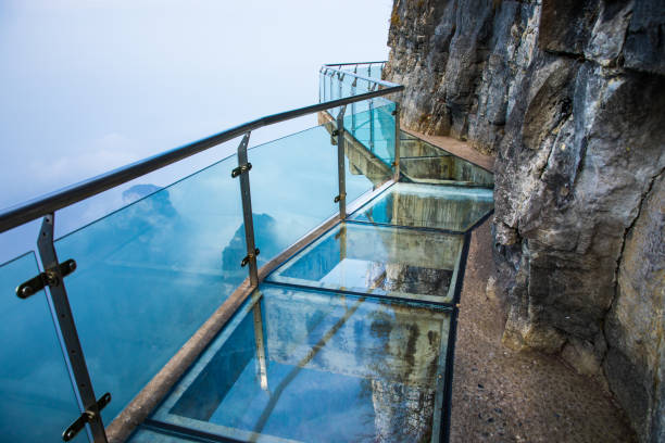istock Mountain glass stairs 1076639850