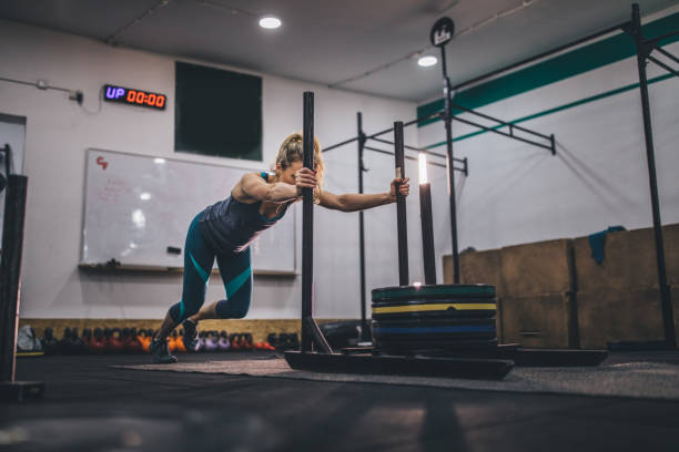 istock Woman working out hard 1076650486