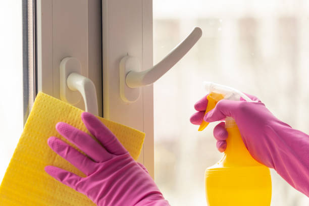 istock Cleaning and washing windows 1076654670