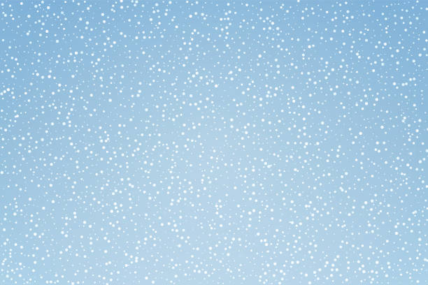 ilustrações de stock, clip art, desenhos animados e ícones de snow pattern background - snowflake falling christmas backgrounds