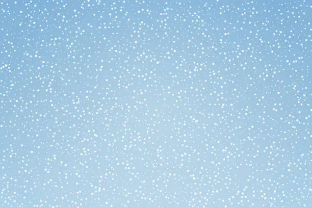 Vector illustration of Snow pattern background
