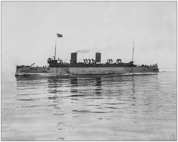istock Antique historical photographs from the US Navy and Army: 