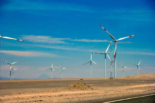 istock Windmills in the Atacama Desert, Chile. 1076661402