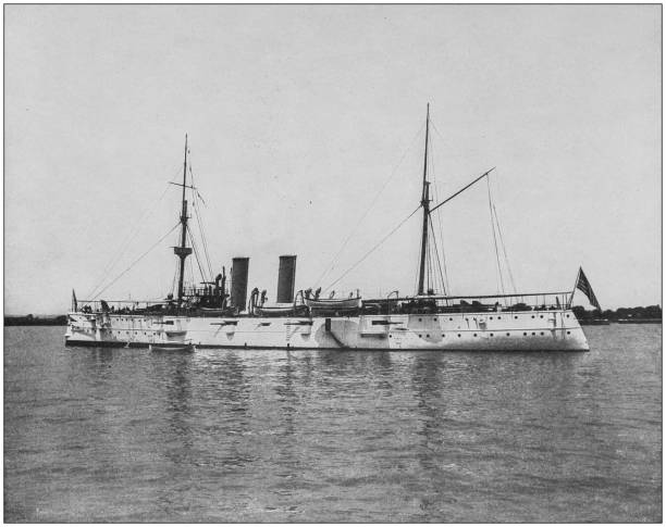 istock Antique historical photographs from the US Navy and Army: 