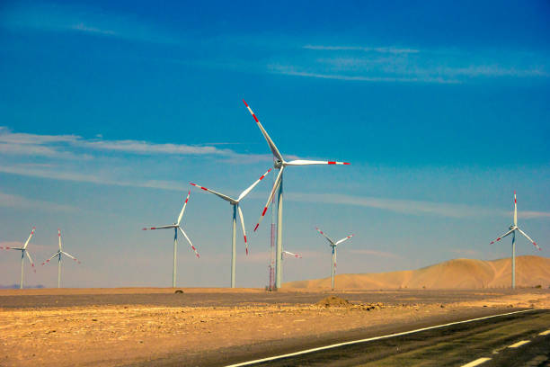 istock Windmills in the Atacama Desert, Chile. 1076666098