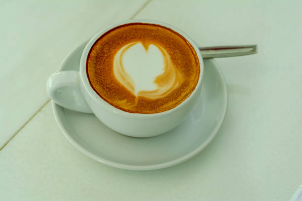 istock Latte Hot Coffee in  Coffee Cup 1076672538