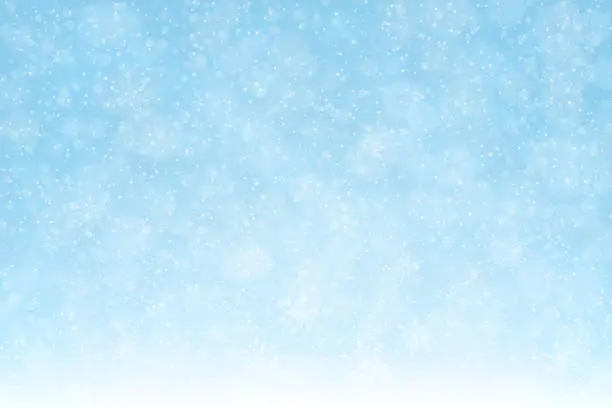 Vector illustration of snow_background_snowflakes_softblue_2_expanded