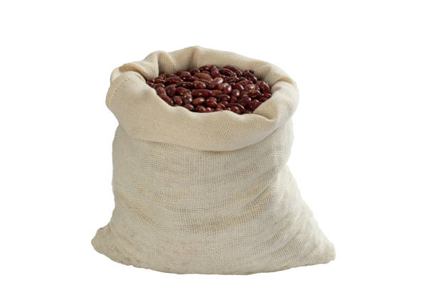 istock red kidney beans in a burlap bag on a white background 1076677056