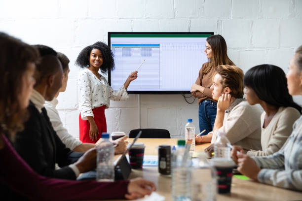 istock Morning brainstorming with colleagues in the office 1076685232