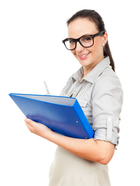 istock business woman with a blue folder 1076685510