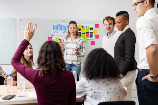 istock Young people at work in New York office 1076686610