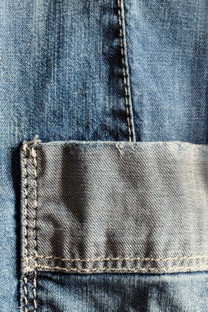 istock Denim clothing detail, texture background 1076692190