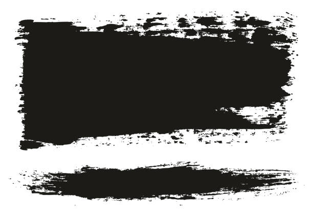 istock Paint Brush Wide Lines High Detail Abstract Vector Background Set 70 1076701492