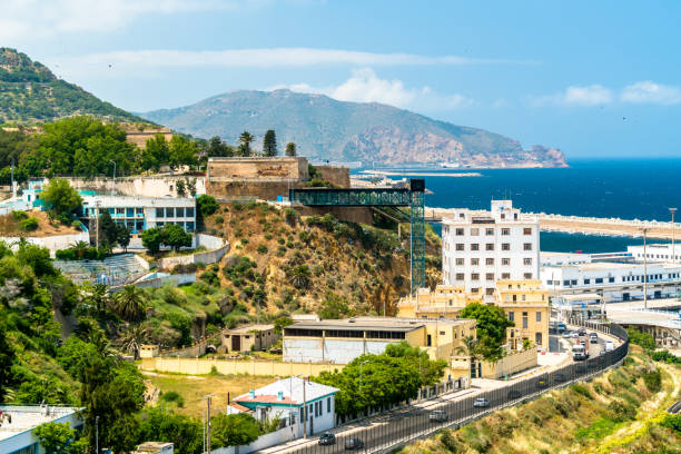 istock Seaside boulevard in Oran, a major Algerian city 1076701932