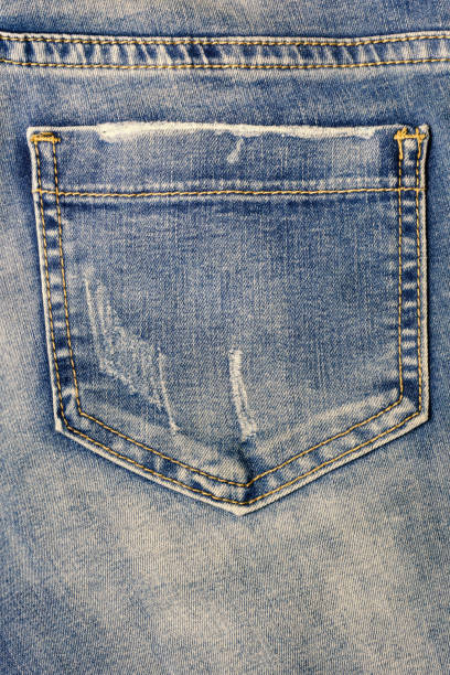 istock Denim clothing detail, texture background 1076704364