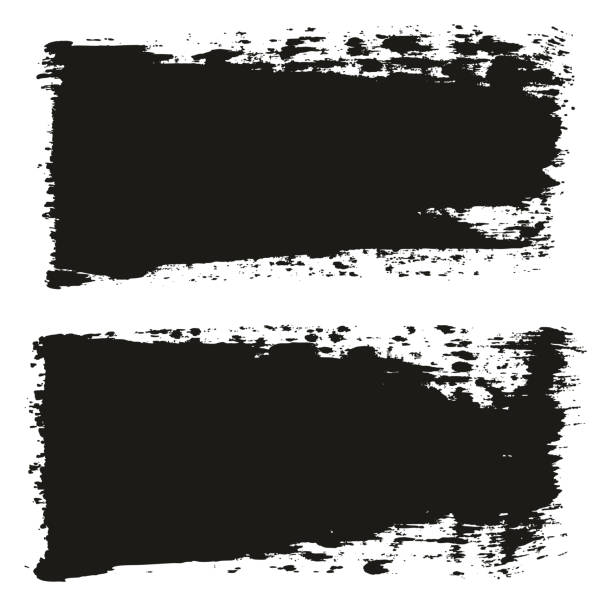 istock Paint Brush Wide Lines High Detail Abstract Vector Background Set 137 1076710674
