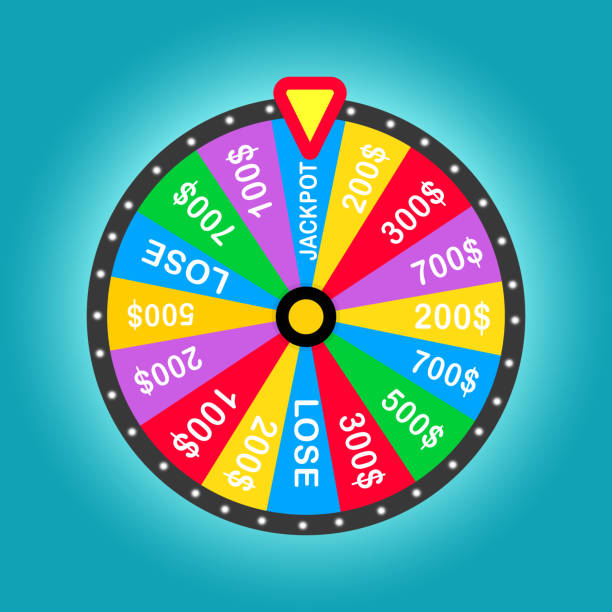 istock Colorful wheel of luck or fortune infographic. 1076712038