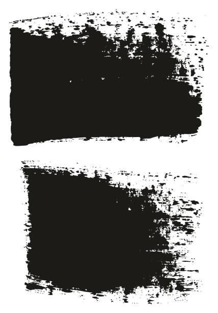 istock Paint Brush Wide Lines High Detail Abstract Vector Background Set 04 1076712844