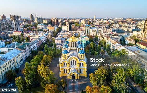 St Volodymyr Cathedral In Kiev Ukraine Stock Photo - Download Image Now - Kyiv, Vladimir - Russia, Ukraine