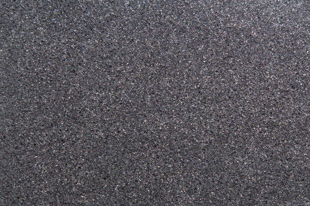 istock Black foam rubber isolated on white background 1076753808