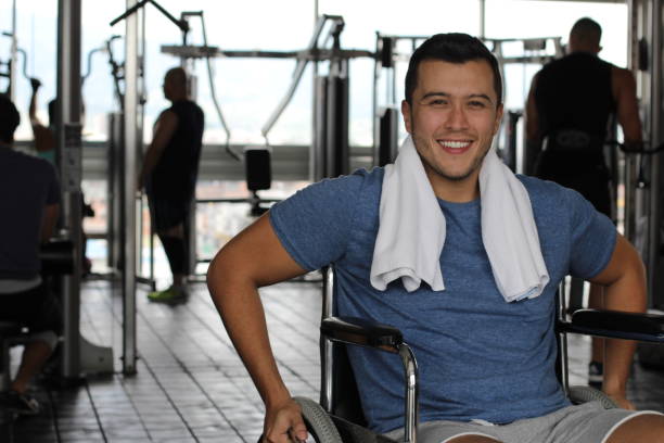 istock Athlete working out at the gym 1076764766