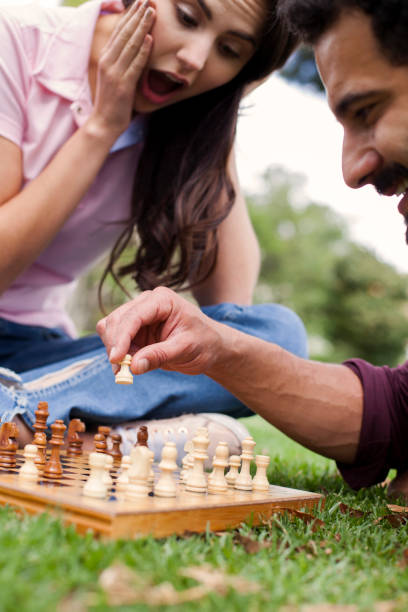 istock Couple playing parks in the park 1076770696
