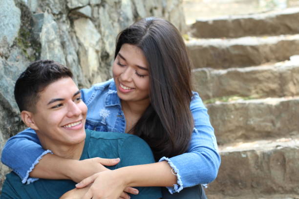 istock Couple falling in love for the first time 1076771494