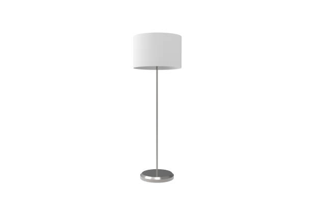 istock 3D illustration of a beautiful floor lamp on a white background 1076784690