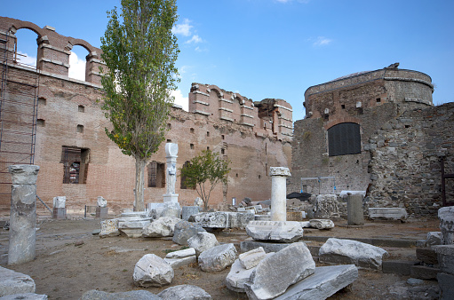 This photo is taken at Bergama (Pergamon) ancient city ruins located at Izmir / Turkey