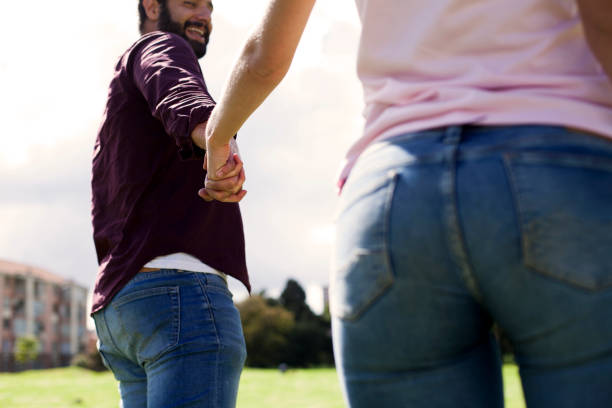 istock Couple in the park 1076807058