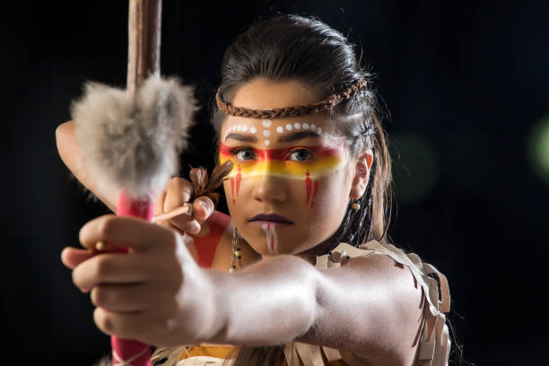 インド nativa アメリカーナ apache - apache plume ストックフォトと画像