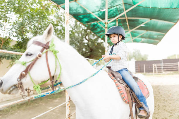 istock Girl Learning Equine Care During Vacation 1076817834