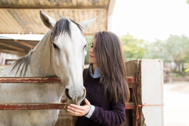 istock Rancher Having Fun With Horse 1076819188