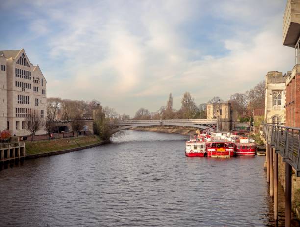 istock Lendal Bridge in York and the River Ouse. 1076819628