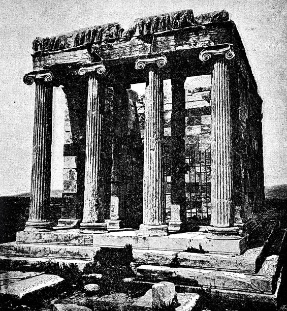 istock Classical greek, Temple of Nike Apteros 1076825642