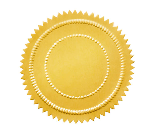 istock Vintage Gold Seal 1076832220
