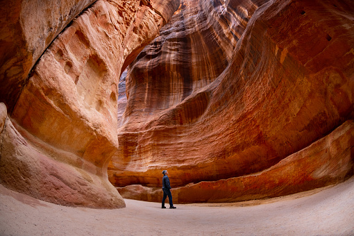 Nature of Antelope Canyon in Arizona, USA