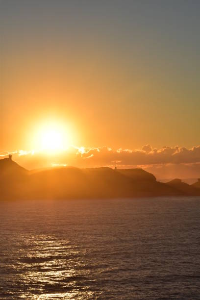 istock Sunset view in bastia City 1076859082