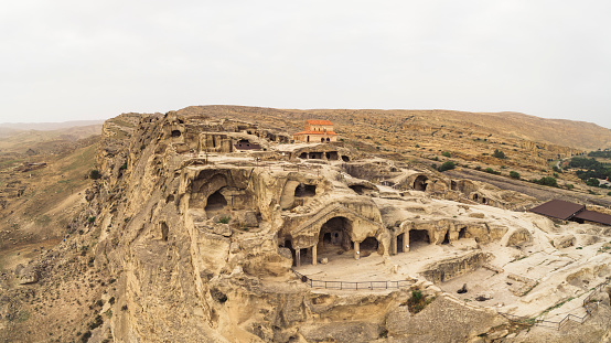 Uplistsikhe Cave Town, aerial view