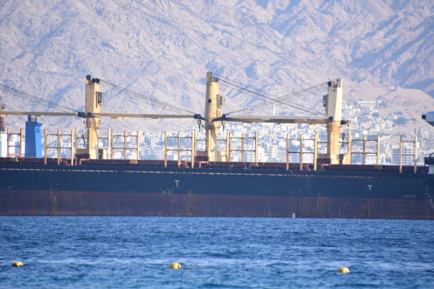 istock Ships in the sea, in Eilat 1076865712