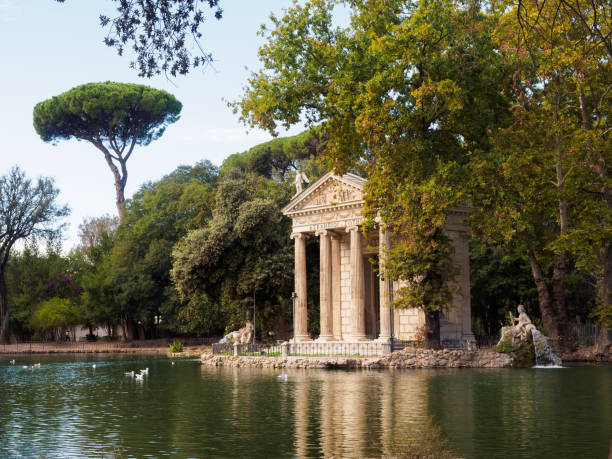 istock Temple of Aesculapius in Villa Borghese 1076869822