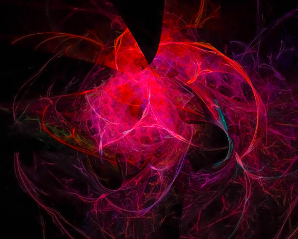 istock abstract digital fractal, beautiful design, disco, party 1076870634