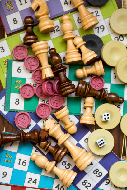istock Various board games, leisure, hobby. Background games. 1076877692