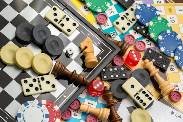 Various board games, leisure, hobby. Background games. Various board games, leisure, hobby. Background games. poker card game photos stock pictures, royalty-free photos & images