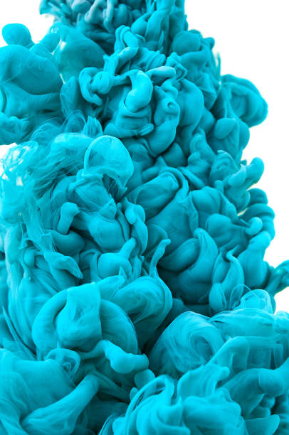 istock Ink in water. Splash paint mixing. Multicolored liquid dye. Abstract  sculpture background color 1076884070