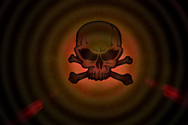 istock Danger.A deadly potion with a skull and bones.Death 1076889736