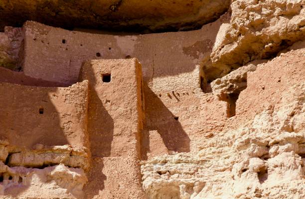 Montezuma's Castle In Arizona stock photo